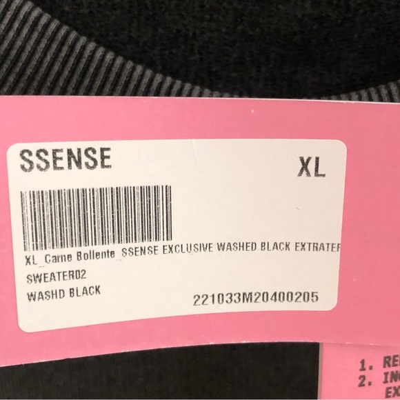 CARNE BOLLENTE SSense Exclusive Organic Cotton Sweatshirt - Picture 5 of 10